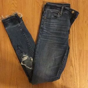 Abercrombie and Fitch High Rise Super Skinny Jeans